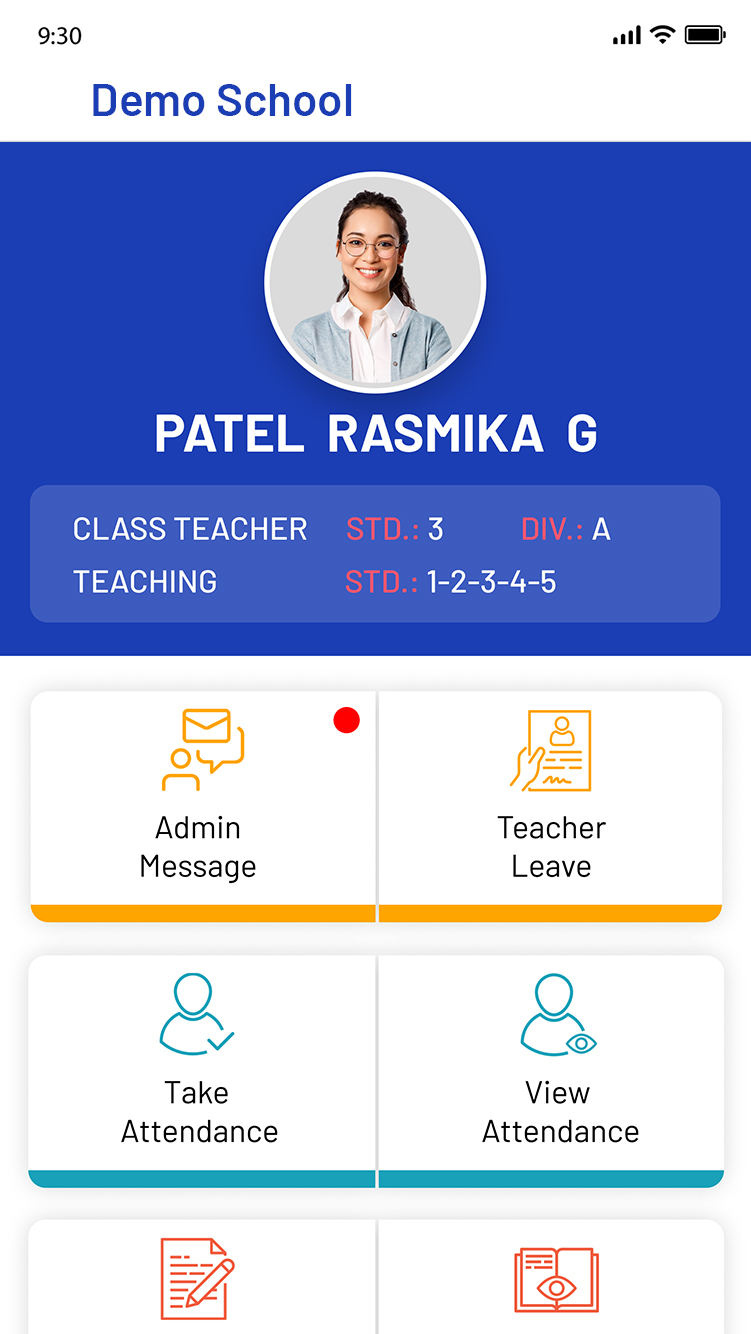 Teacher App Teacher Details